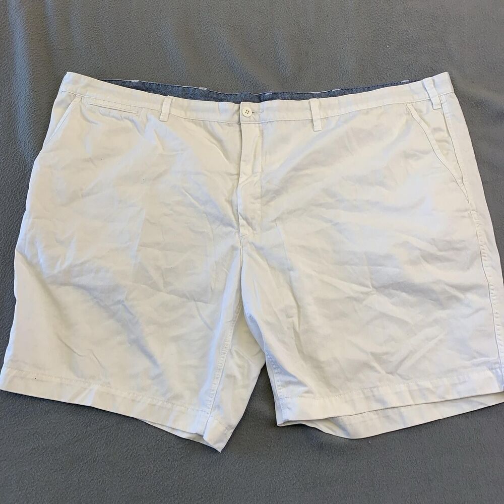 Polo Ralph Lauren Shorts Mens 56B White Classic Fit Chino 8 Inseam Casual
